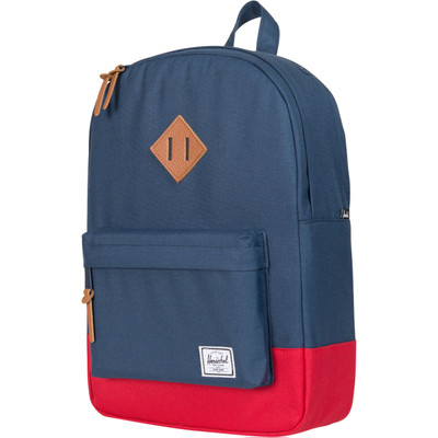 Image of Herschel Heritage Youth Navy/Red/Tan Synthetic Leather