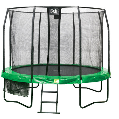 Image of Exit - trampoline jumparena all-in-1, groen-grijs, ø 427 cm