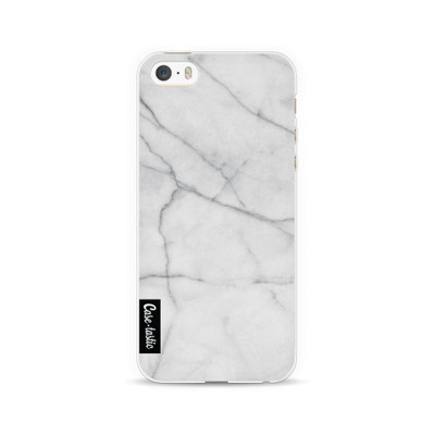 Image of Casetastic Softcover Apple iPhone 5/5S/SE White Marble