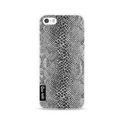 Image of Casetastic Softcover Apple iPhone 5/5S/SE White Snake