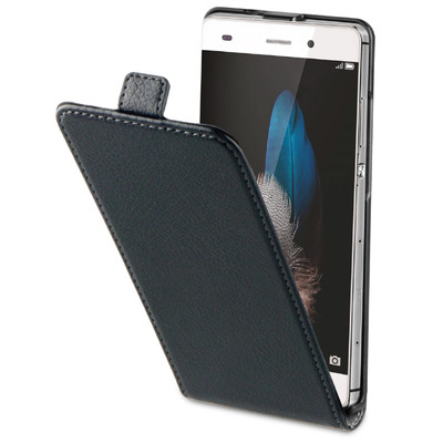 Image of BeHello Flip Case Huawei P8 Zwart