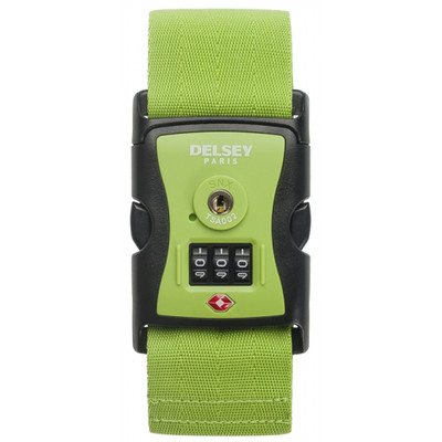 Image of Delsey Travel Necessities Luggage Strap (USA) Lime