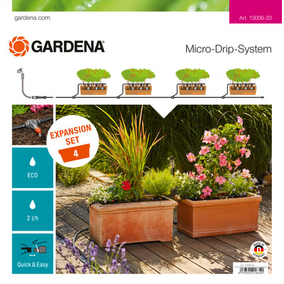 Image of Gardena Micro Drip Uitbreidingsset Potten