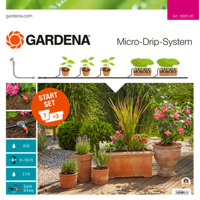 Image of Gardena Micro Drip Start Set M Bloembakken