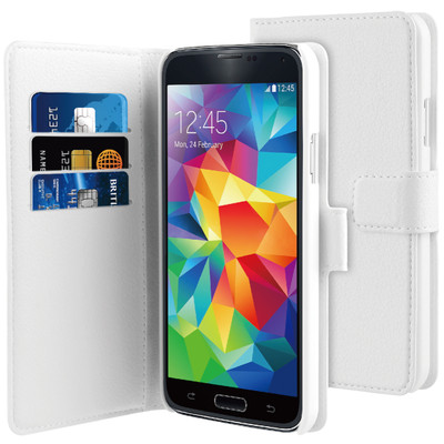 Image of BeHello Wallet Case Samsung Galaxy S5 / S5 Neo Wit