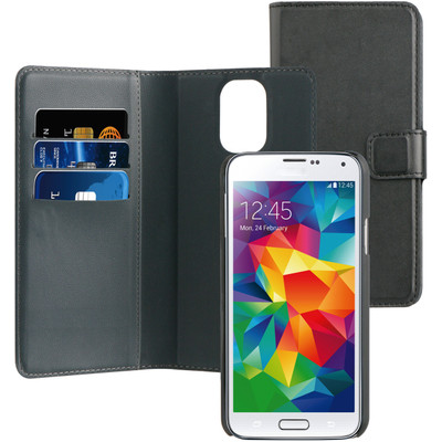 Image of BeHello 2-in-1 Wallet Case Samsung Galaxy S5 / S5 Neo Zwart