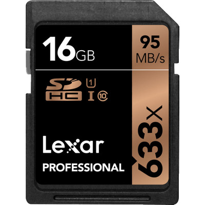 Image of Lexar SDHC Pro 16GB 633X UHS-I