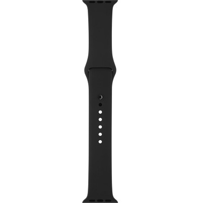 Image of Apple Watch 38mm Polsband Sport Zwart/Spacegrijs