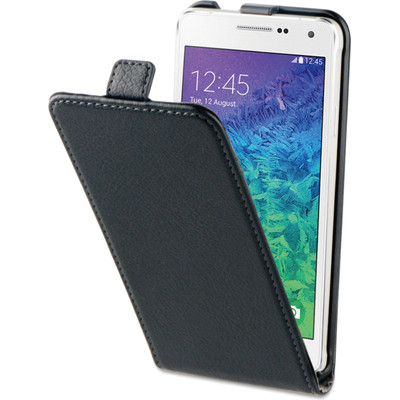 Image of BeHello Flip Case Samsung Galaxy Alpha Zwart