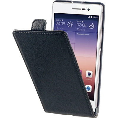 Image of BeHello Flip Case Huawei Ascend P7 Zwart