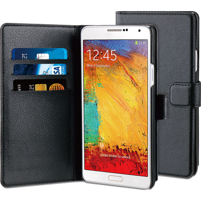 Image of BeHello Wallet Case Samsung Galaxy Note 4 Zwart