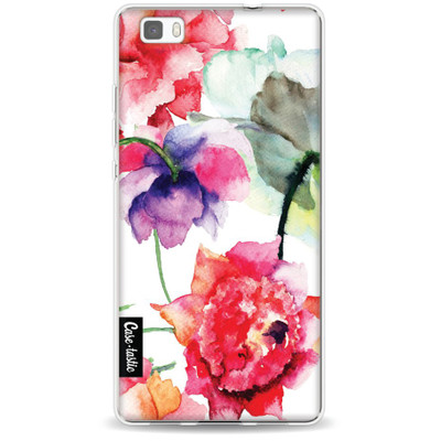 Image of Casetastic Softcover Huawei P8 Lite Watercolor Flowers