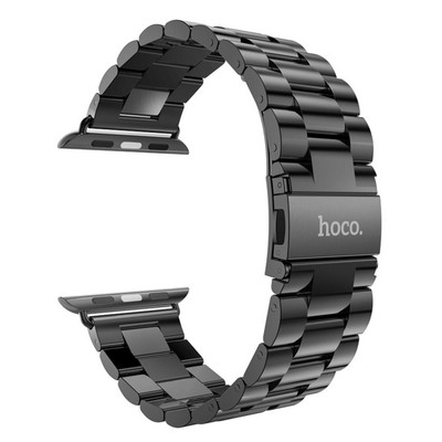 Image of HOCO Metal Apple Watch Polsband 3 Schakels Grijs - 42mm