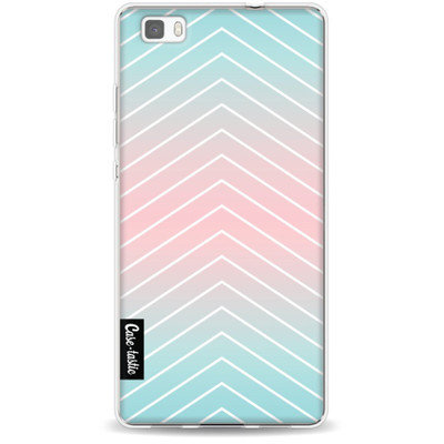 Image of Casetastic Softcover Huawei P8 Lite Mint Stripes