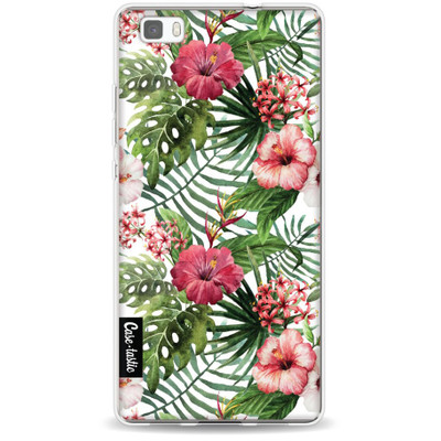 Image of Casetastic Softcover Huawei P8 Lite Tropical Flowers