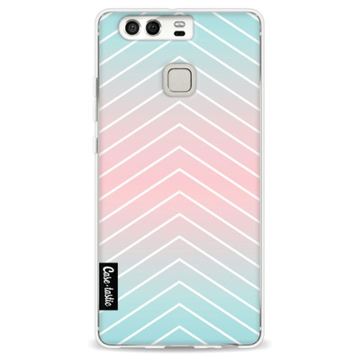 Image of Casetastic Softcover Huawei P9 Mint Stripes