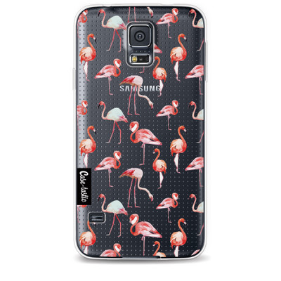 Image of Casetastic Softcover Samsung Galaxy S5/S5 Plus/S5 Neo Flamingo Party