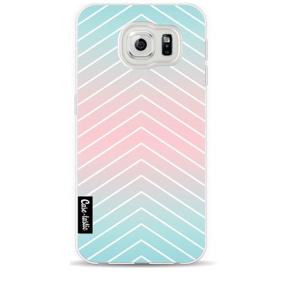 Image of Casetastic Softcover Samsung Galaxy S6 Mint Stripes