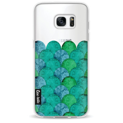 Image of Casetastic Softcover Samsung Galaxy S7 Edge Emerald Waves
