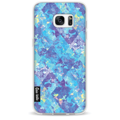 Image of Casetastic Softcover Samsung Galaxy S7 Edge Sapphire Patchwork