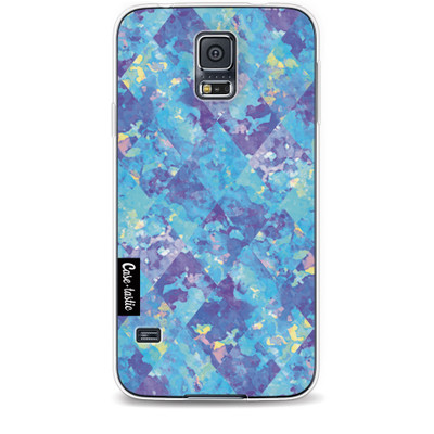 Image of Casetastic Softcover Samsung Galaxy S5/S5 Plus/S5 Neo Sapphire Patchwork