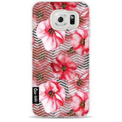 Image of Casetastic Softcover Samsung Galaxy S6 Poppy Field