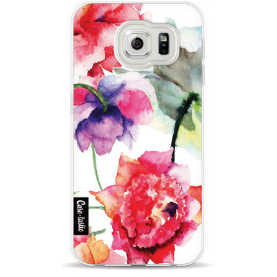 Image of Casetastic Softcover Samsung Galaxy S6 Watercolor Flowers