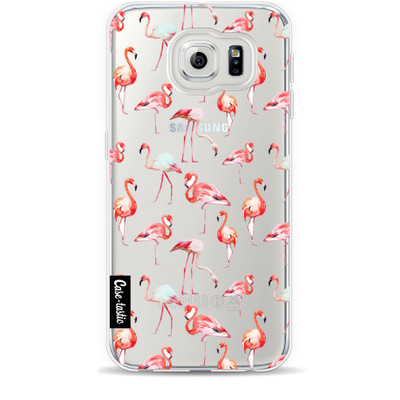 Image of Casetastic Softcover Samsung Galaxy S6 Flamingo Party