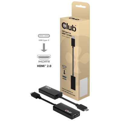 Image of Club 3D USB 3.1 Type C (Gen.2) naar HDMI 2.0