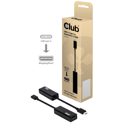 Image of Club 3D USB 3.1 Type C (Gen.2) naar DisplayPort 1.2