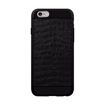 Image of Black Rock Material Croco Apple iPhone 6/6s Zwart