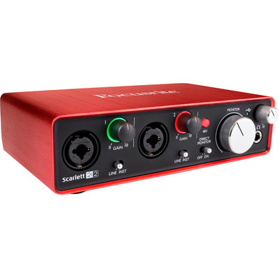 Image of Audio interface Focusrite SCARLETT 2I2 2ND GEN Monitor-controlling, Incl. software