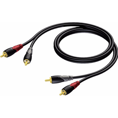 Image of Procab CLA800 2x RCA Male - 2x RCA Male 5 Meter