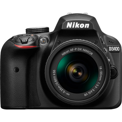 Image of Nikon D3400 + AF-P 18-55mm VR - Zwart