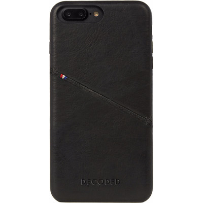 Image of Decoded Leather Back Cover Apple iPhone 7 Plus Zwart