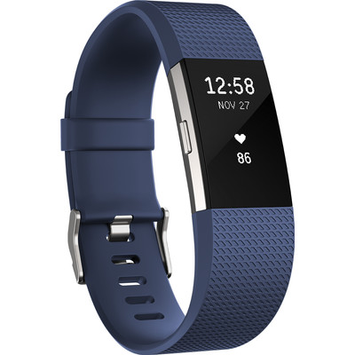 Image of Fitbit Charge 2 Blue/Silver - S