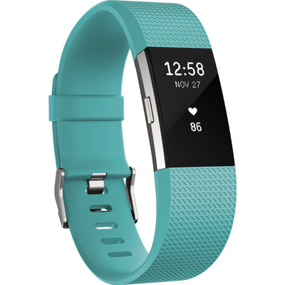 Image of Fitbit Charge 2 small - teal/zilver