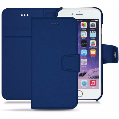Image of Noreve Tradition B Leather Case Apple iPhone 7 Blauw
