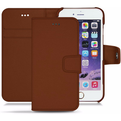 Image of Noreve Tradition B Leather Case Apple iPhone 7 Plus Bruin