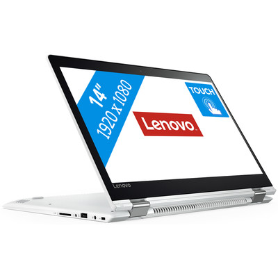 Image of Lenovo Hybrid Notebook IdeaPad Yoga 510 14 80S7002BMH 14", i5 6200U, 256GB (wit)