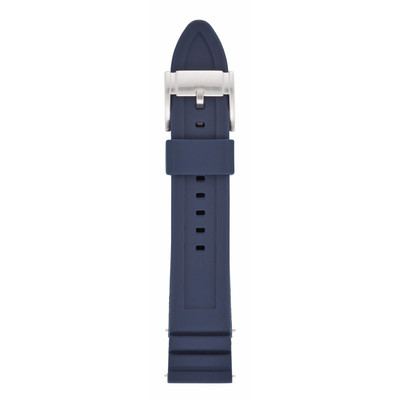 Image of Fossil Q Strap 22 mm Blauw Silicoon