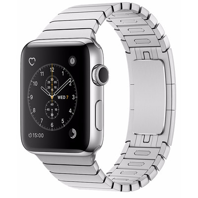 Image of Apple Watch Series 2 42mm Roestvrij Staal/Schakel Polsband