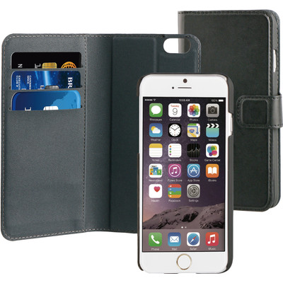 Image of BeHello 2-in-1 Wallet Case Apple iPhone 6/6S Zwart