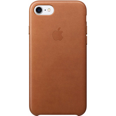 Image of Apple Case voor iPhone 7, Leder (bruin)
