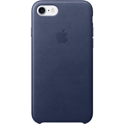 Image of Apple Case voor iPhone 7, Leder (donkerblauw)