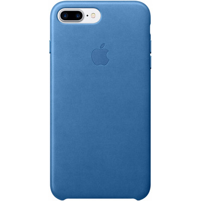Image of Apple Case voor iPhone 7 Plus, Leder (lichtblauw)