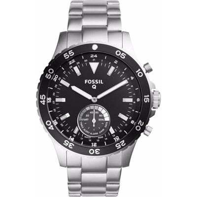 Image of Fossil Q Crewmaster Hybrid Zilver