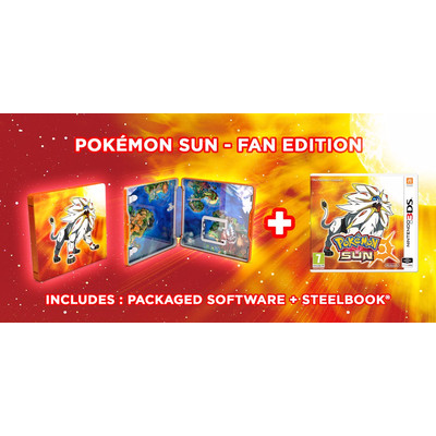 Image of Nintendo Pokemon Sun 3DS + Steelcase