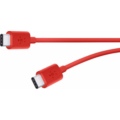 Image of Belkin - MIXIT USB-C To USB-C Charge Cable, 6ft (F2CU043BT06-RED)