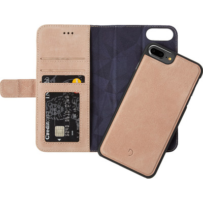 Image of Decoded Leather 2-in-1 Wallet Case Apple iPhone 6 Plus/6s Plus/7 Plus Rose Gold